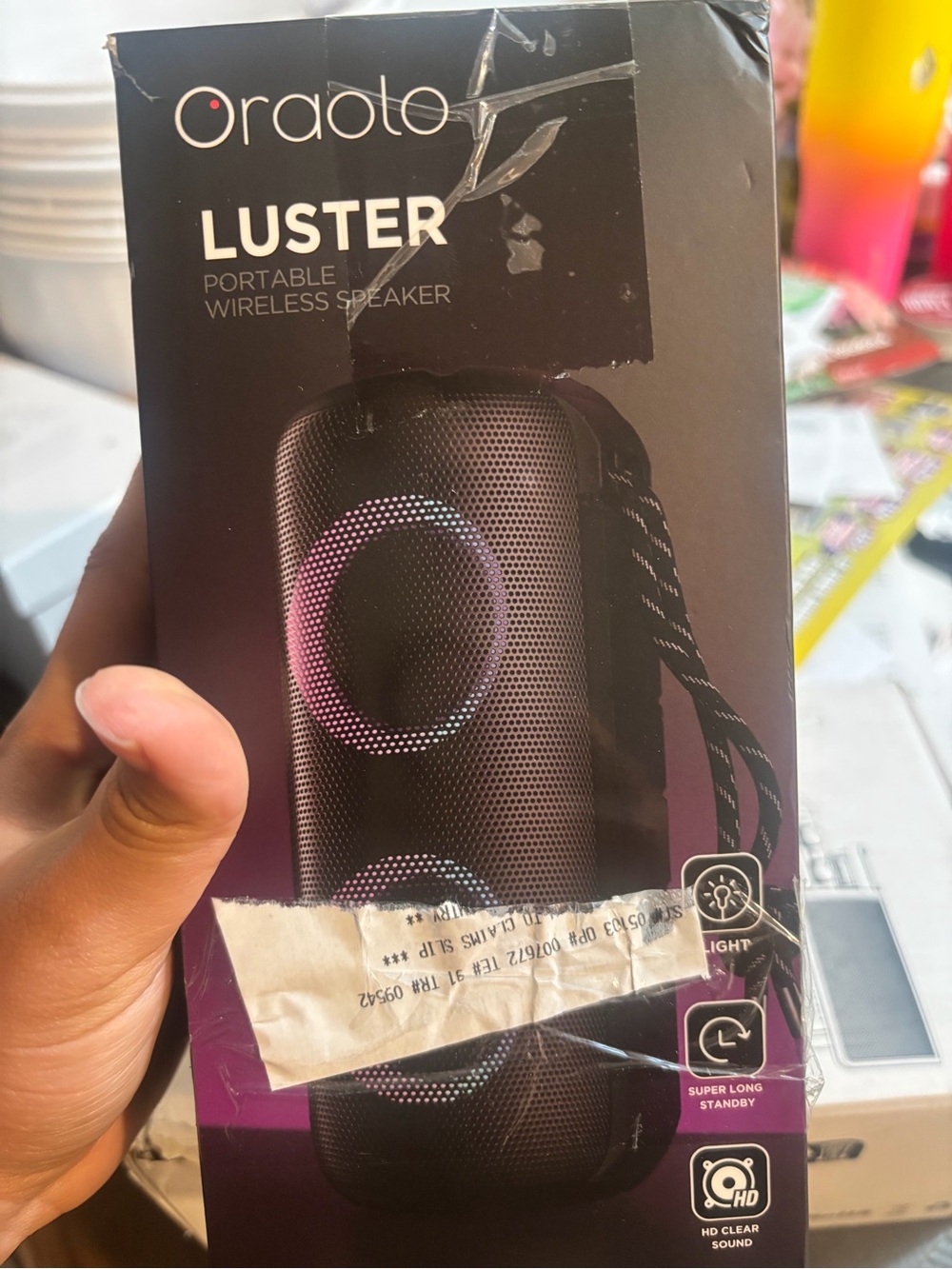 Luster Portable Wireless Speaker - Black